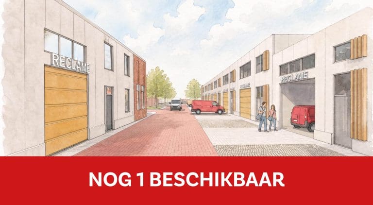 Type E, royale bedrijfsruimte met entresol voor opslag
